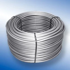 Planenseil 10 mm Seil silber Seilendverschluss mit oder ohne Simplexhaken