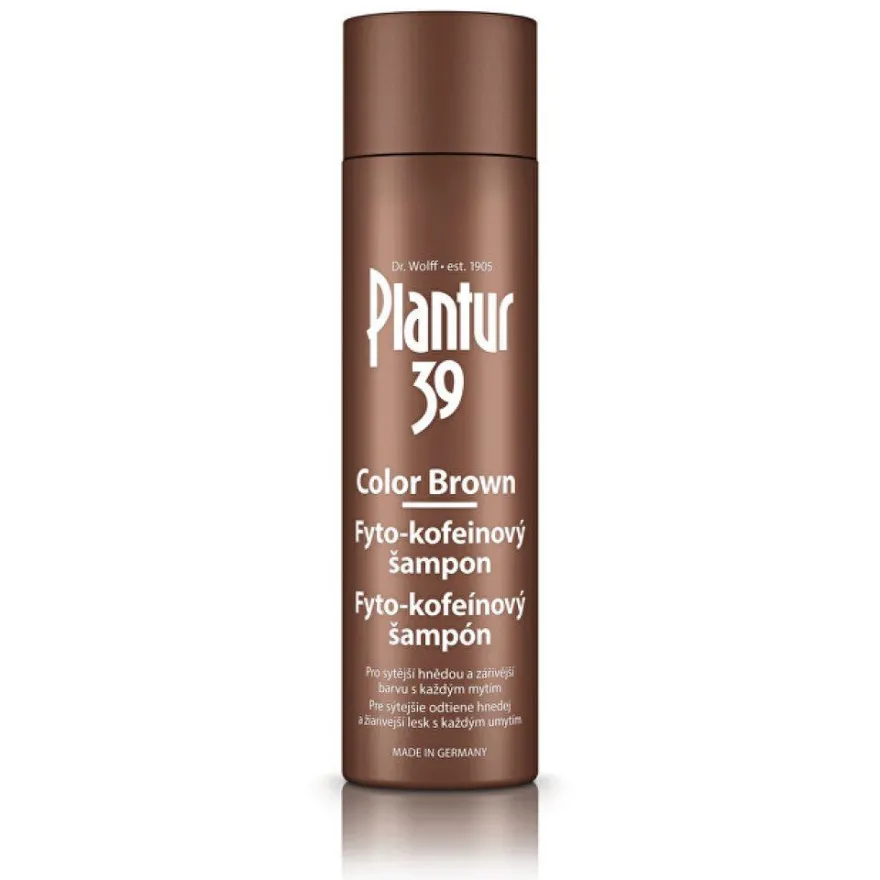Plantur 39 Phyto-Coffein Color Brown 250ml - Shampoo for Women Colored
