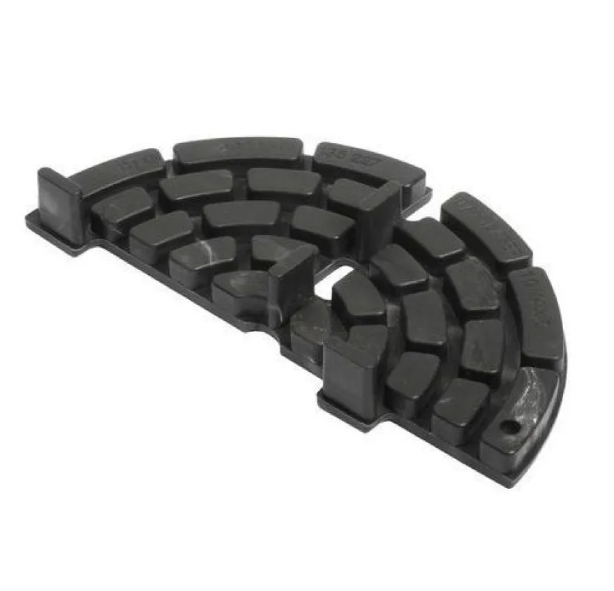 Plattenlager Maxi-Randstück, teil-/stapelbar, 30 Stück, 10 mm dick, 5 versch. Maße