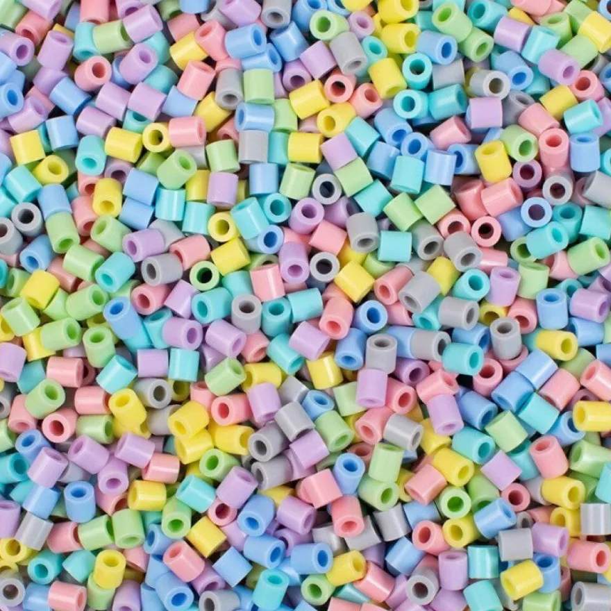 Playbox Bügelperlen im Eimer - pastellfarben 10000Stück