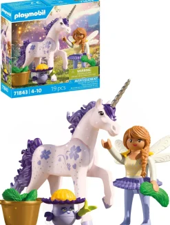 Playmobil® MagicUnicorns 71843 Sammeleinhorn Glückslavendel mit Fee
