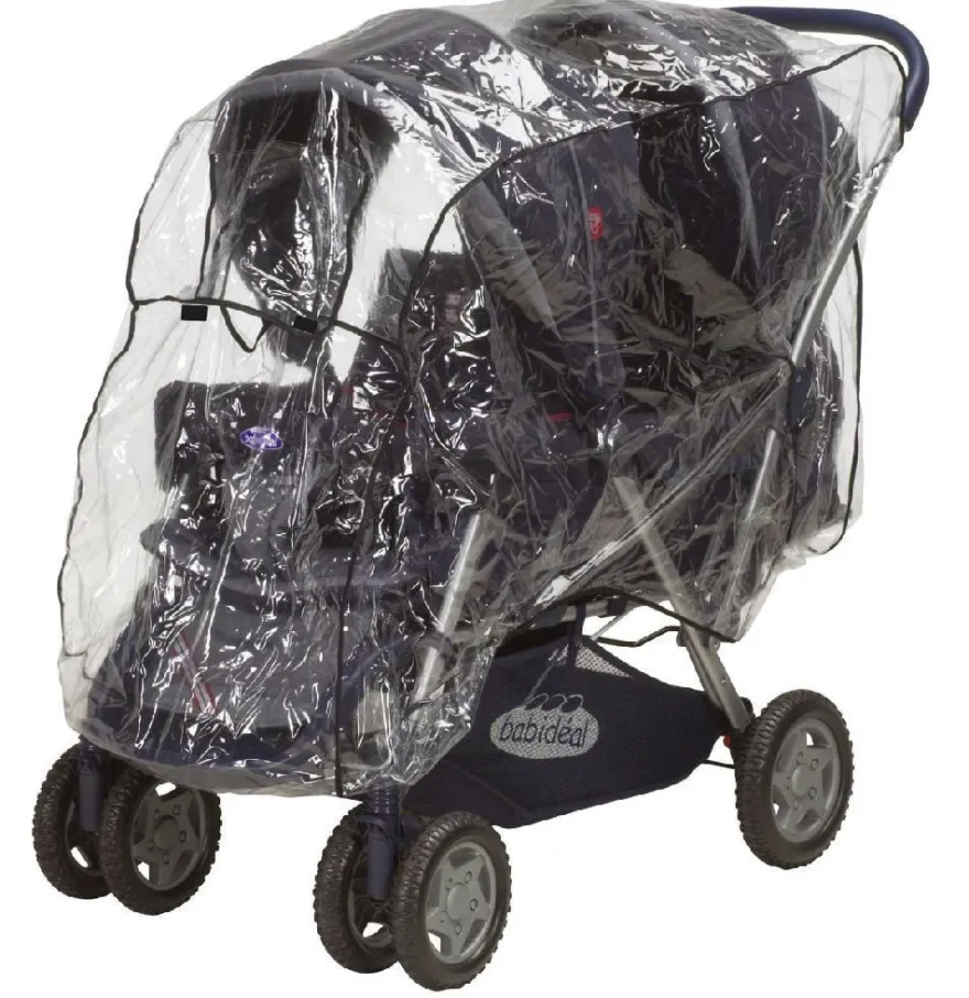 Playshoes Kinder Universal-Regen-Verdeck für Geschwisterwagen