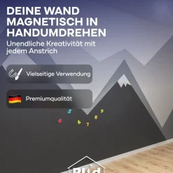 plid® Magnetfarbe Anthrazitgrau / Magnet Farbe Magnetlack Magnetwand Schultafellack