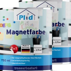 plid® Magnetfarbe Anthrazitgrau / Magnet Farbe Magnetlack Magnetwand Schultafellack