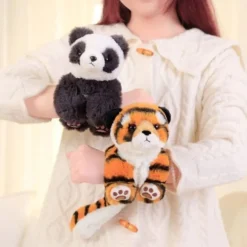 Plüsch Spielzeug Plüschtiere Hase Kleiner Panda Klatscharmband Puppe
