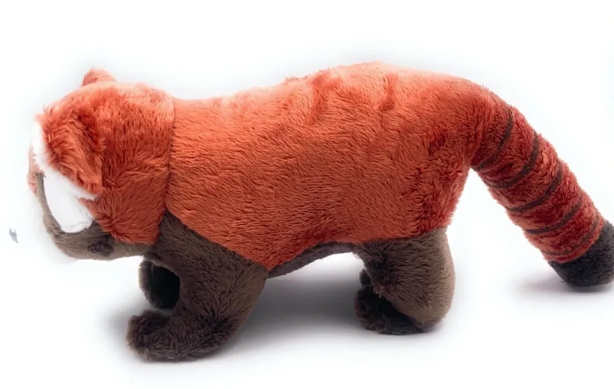 Plüschtier Kuscheltier Stoff Tier Roter Panda Feuerfuchs stehend 27 cm (Gr. 27)