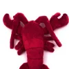 Plüschtier Kuscheltier Stoff Tier Hummer rot Zehnfußkrebs 20 cm (Gr. 20)