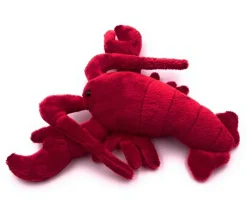 Plüschtier Kuscheltier Stoff Tier Hummer rot Zehnfußkrebs 20 cm (Gr. 20)