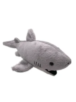 Plüschtier Kuscheltier Stoff Tier Hai grau Fisch 27 cm (Gr. 27)
