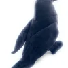 Plüschtier Kuscheltier Stoff Tier Rabe Krähe schwarz stehend 16 cm (Gr. 16)
