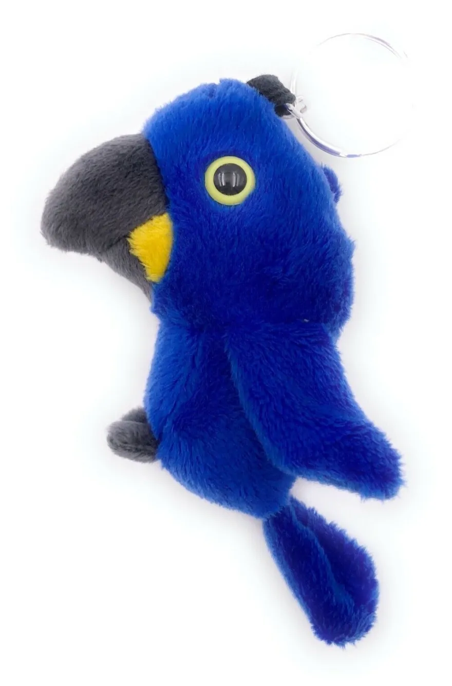 Plüschtier Stofftier Kuscheltier Vogel Papagei Hyazinth Ara Blau