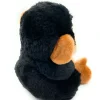 Plüschtier Stofftier Kuscheltier Affe Primaten Schimpanse Länge 24 cm Schwarz