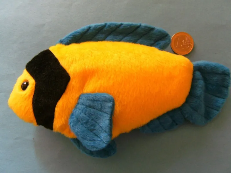 Plüschtier trop. Fische Kuscheltiere Stofftiere Fisch Angler Zierfische