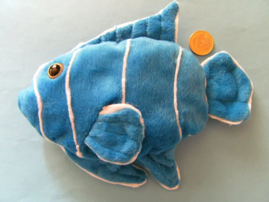 Plüschtier trop. Fische Kuscheltiere Stofftiere Fisch Angler Zierfische