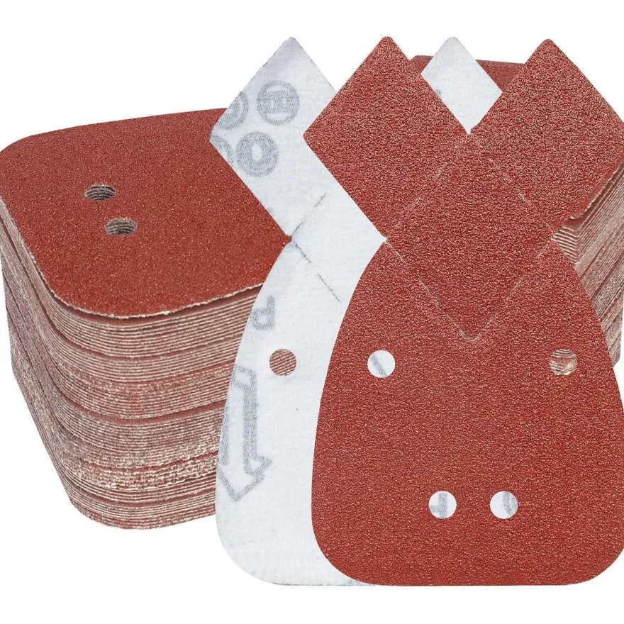 PMIQSA 70 Stück Schleifpapier Maus Detail 40 Körnung 93x168mm Klett für Black
