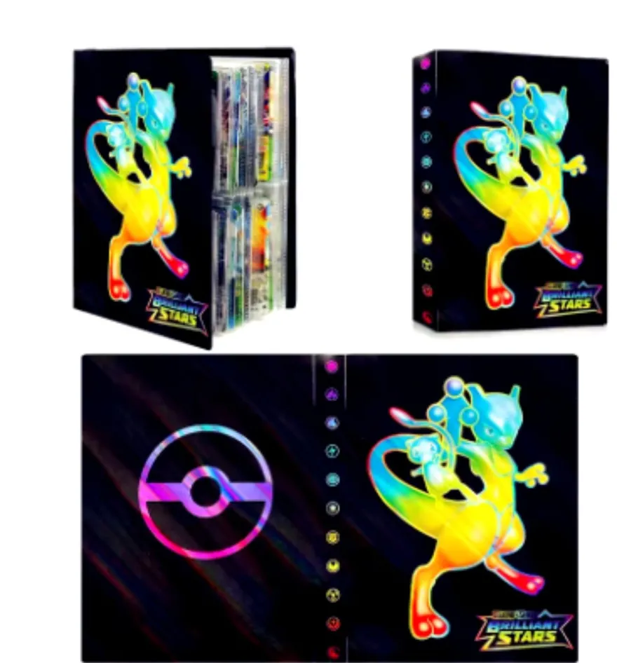 Pokemon Sammelalbum Mewtu & Regenbogen Sammelmappe für 240 Karten