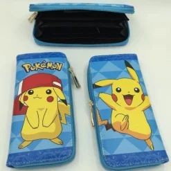 Pokémon Cartoon Thema01 lange Brieftasche Junge Mädchen Geldbörsen Card Purse