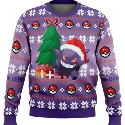 Pokémon Pikachu Rundhalspullover Snorlax Gengar 3D Druck Sweatshirt Weihnachts Hoodie