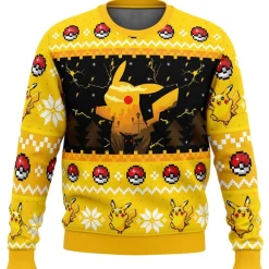 Pokémon Pikachu Rundhalspullover Snorlax Gengar 3D Druck Sweatshirt Weihnachts Hoodie