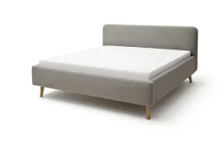 Polsterbett Bett MATTIS Stoffbezug Aspen
