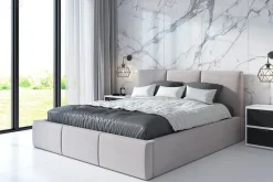 Polsterbett VEROM-OM Bettkasten Lattenrost Stauraumbett Doppelbett Schlafzimmer