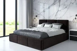 Polsterbett VEROM-OM Bettkasten Lattenrost Stauraumbett Doppelbett Schlafzimmer