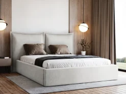 Polsterbett Werona Doppelbett Bettgestell Lattenrost mit Bettkasten