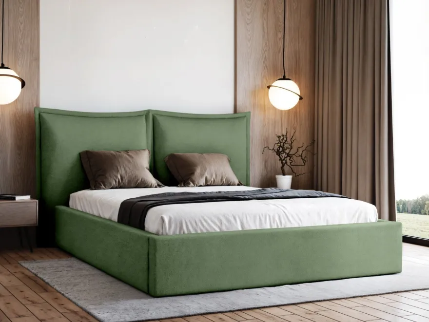 Polsterbett Werona Doppelbett Bettgestell Lattenrost mit Bettkasten