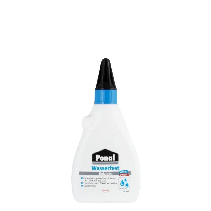 Ponal Holzleim Wasserfest 120g Flasche Weißleim