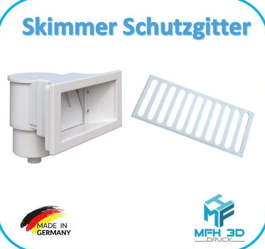 Poolskimmer Gitter Skimmerschutz Skimmer mit 286x118mm