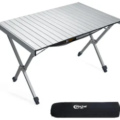 PORTAL Campingtisch Aluminium faltbar, höhenverstellbar, 108x71cm, belastbar