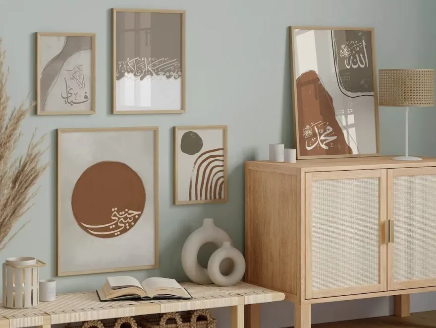 Poster Abstrakt Kalligraphie · Wandbilder Wohnzimmer & Schlafzimmer · Deko P