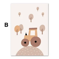 Poster Baby Motive Sonne Liebe Wolke Rakete Regenbogen Erdbeere Träume groß u