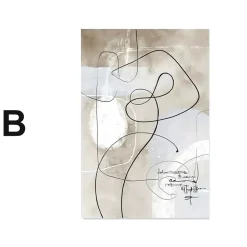 Poster Boho Abstrakt Geometrische Formen · Bilder Wohnzimmer | Wandbilder Sch