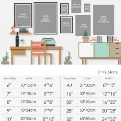 Poster Kinderzimmer Dschungel Tiere · Name Personalisiert · Kinderzimmer Bild
