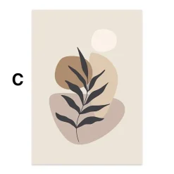 Poster Pflanzen im Blumentopf im Boho Stil als Deko Print ohne Rahmen