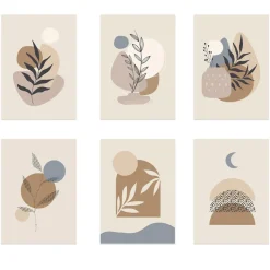 Poster Pflanzen im Blumentopf im Boho Stil als Deko Print ohne Rahmen