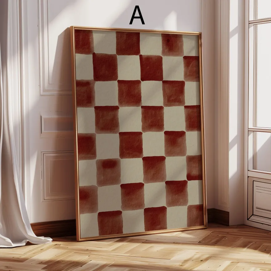 Poster Wandbilder Wohnzimmer · Abstrakte Kunst Hände Spielkarten · Bilder ohn