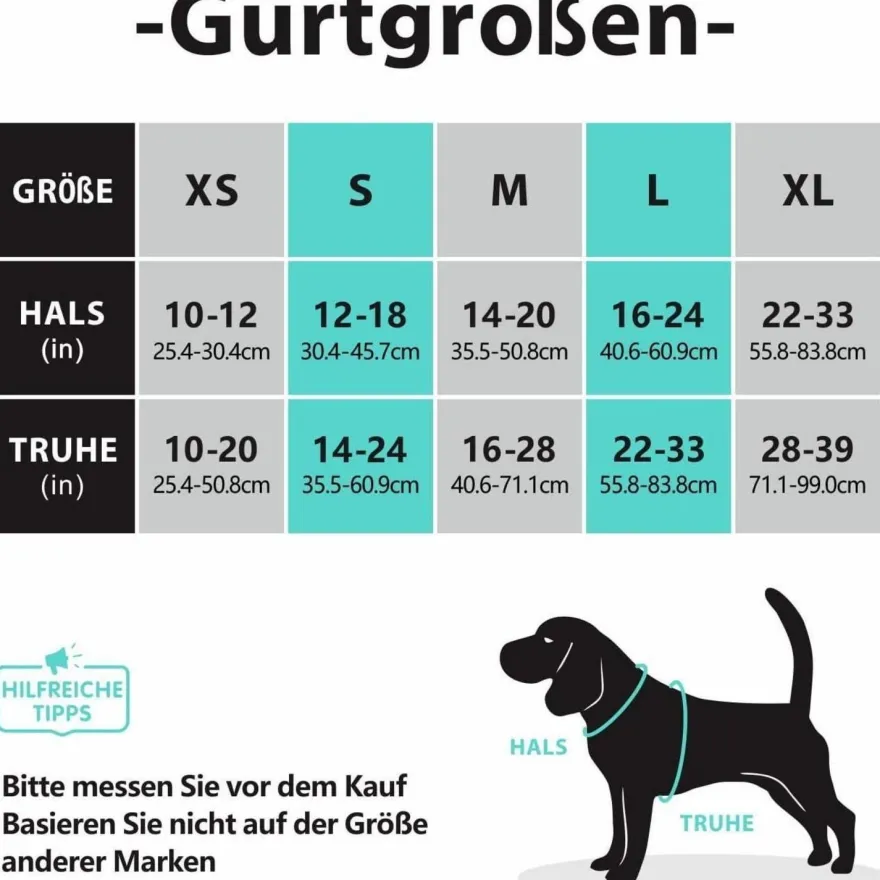 PoyPet Hundegeschirr ohne Zug, reflektierend, weich gepolstert, mit