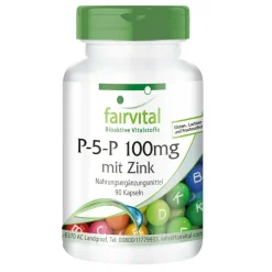 P-5-P 100mg mit Zink und Vitamin B6 - 90 Kapseln - fairvital