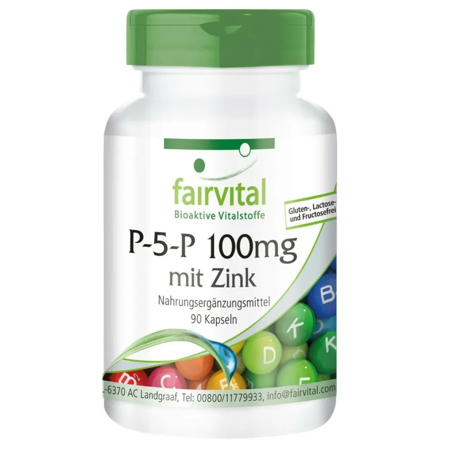 P-5-P 100mg mit Zink und Vitamin B6 - 90 Kapseln - fairvital