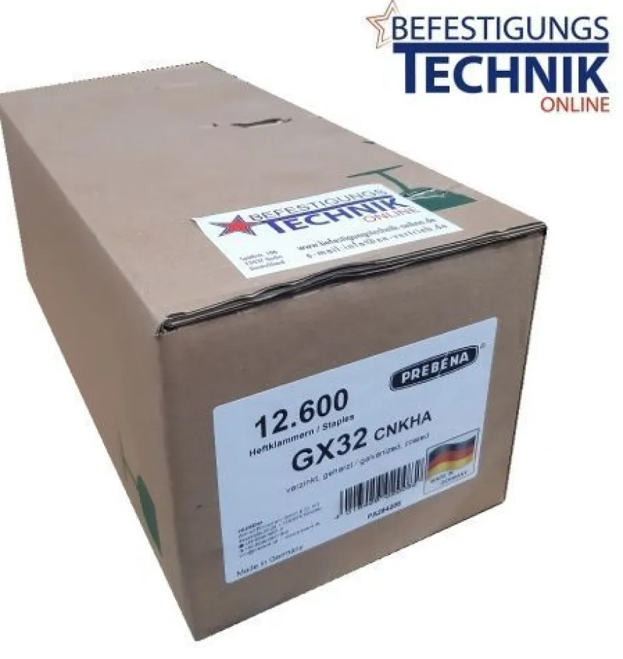 Prebena GX Klammern 32mm verzinkt Paslode S16 ZH-32 IM200/50 S200-S16 4200 S-16 12,6M