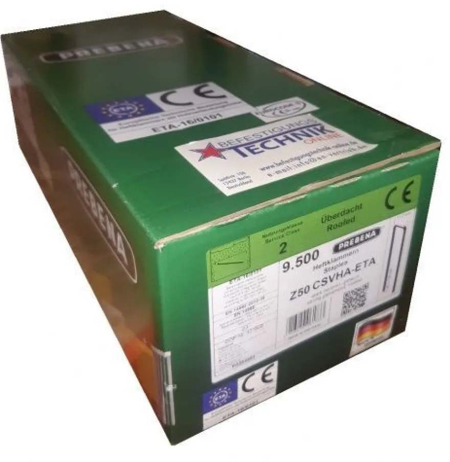 Prebena Klammern Z 50mm CSVHA ETA verzinkt für 5C-Z75 Haubold KG 700 Tjep PQZ KL-57 9