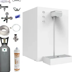 Premium Wassersprudler Sprudelwasser Tafelwasser Gerät Anlage Flux 30 Plus SET