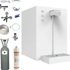 Premium Wassersprudler Sprudelwasser Tafelwasser Gerät Anlage Flux 30 Plus SET