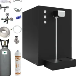 Premium Wassersprudler Sprudelwasser Tafelwasser Gerät Anlage Flux 30 Plus SET