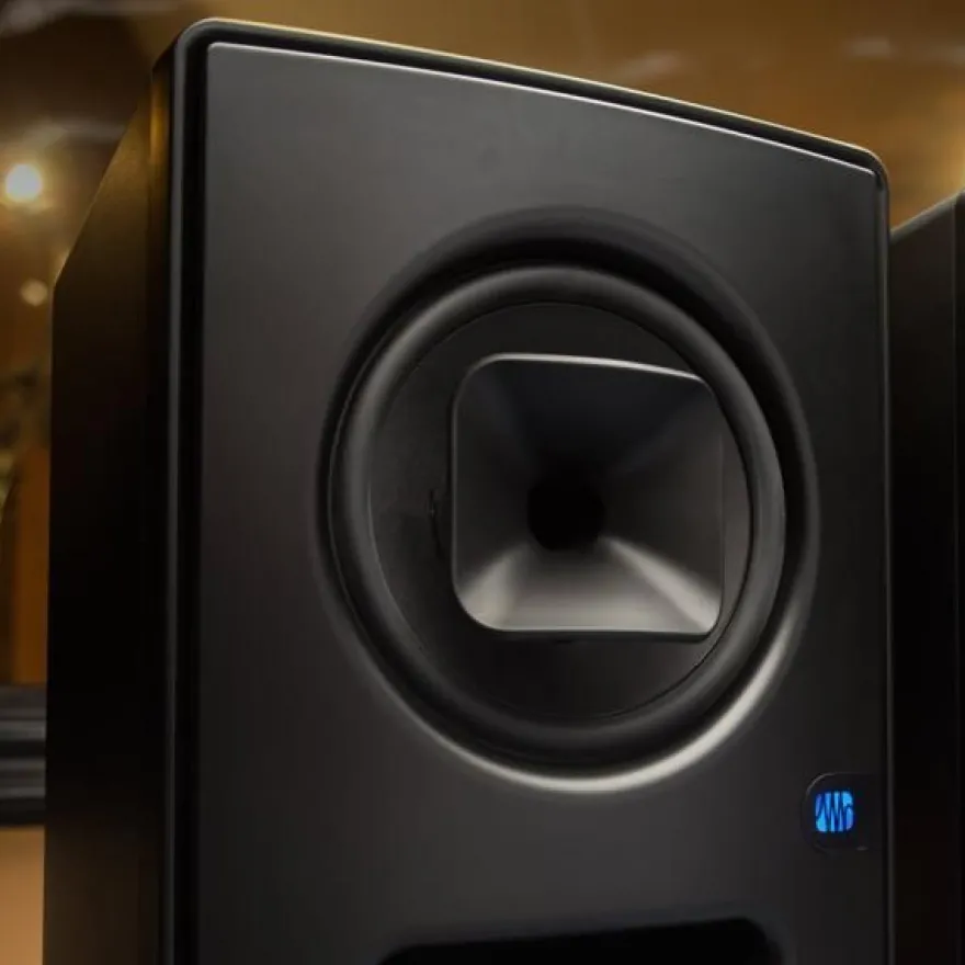 Presonus Studio-Monitor Sceptre S8 1 Paar mit Boxenständer Walnuss