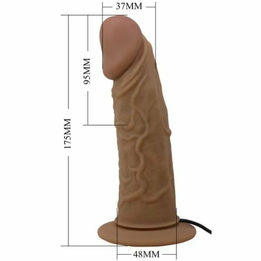 Pretty Love Vibro Strap-on Harness, superweicher Phalluskopf aus Silikon