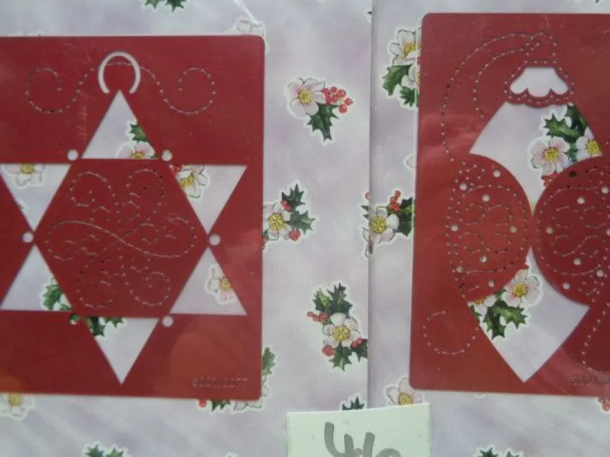 Präge Prickel Stick - Schablonen Weihnachten Nellie Snellen Joy Avec Marianne Design