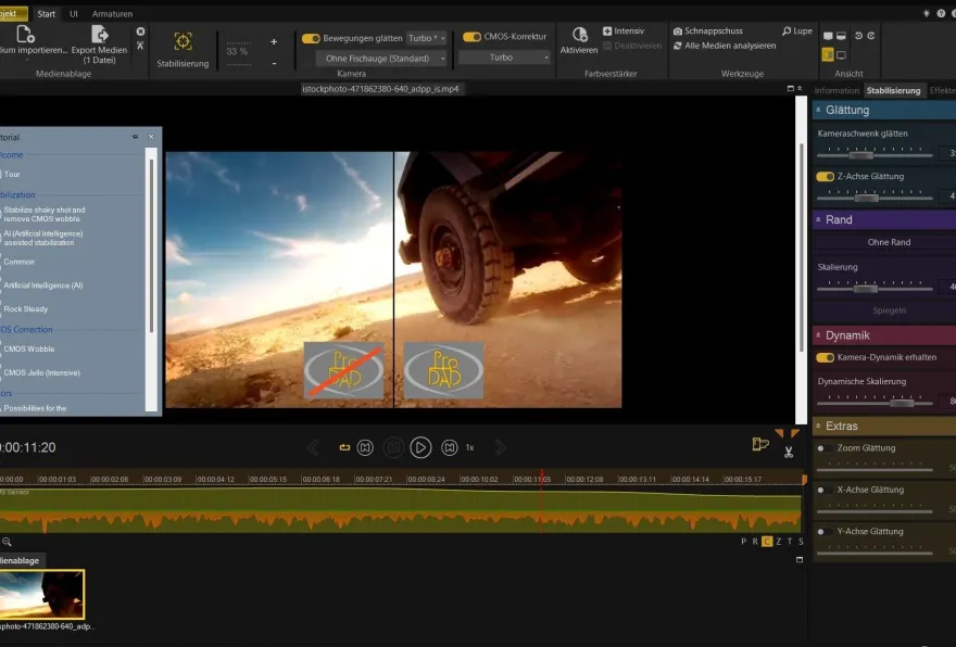 ProDAD Mercalli V6 SAL+ WIN - Professionelle Videobearbeitung - Download Version